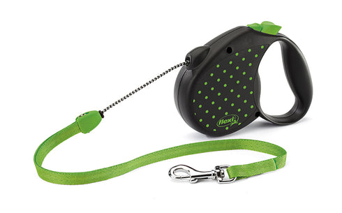 Lesa pentru caini Flexi Verde Snur M 5m